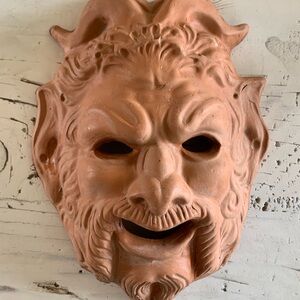 Terracotta Mask Wall Art